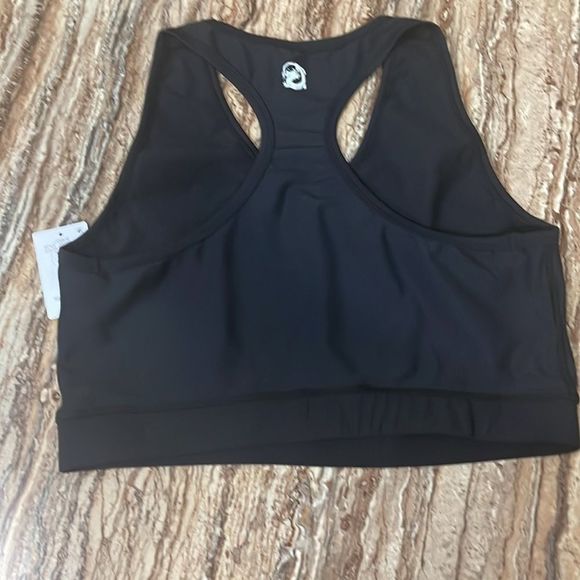 Josie Natori Women's Active Solstice V-neck Cropped Top - Picture 2 of 3